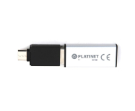 PLATINET X-Depo 32GB USB + Type-C Adapter SILVER PMFEC32S - 1439794 - zdjęcie 3